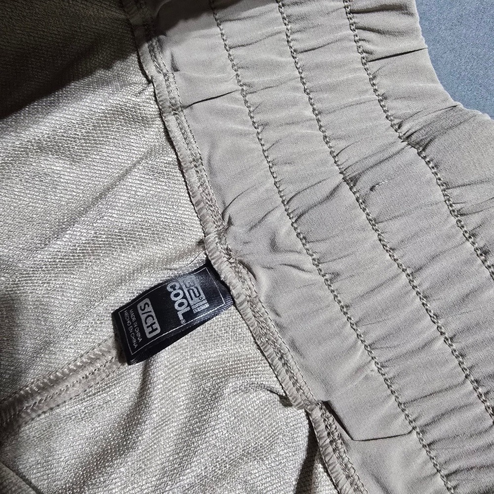 new 32 Degrees Cool Cargo Jogger Pants Womens Small Beige Tan Elastic Waist - Picture 6 of 7